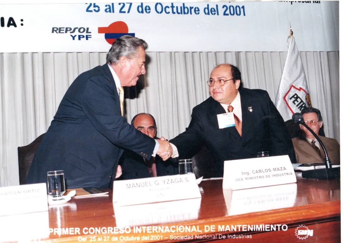 Primer Congreso Internacional de Mantenimiento, realizado en 2001