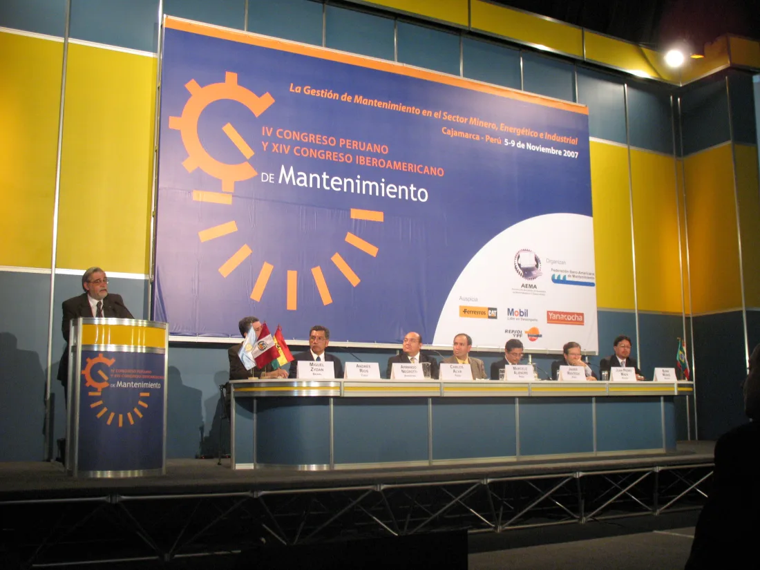 Congreso Peruano e Iberoamericano de Mantenimiento, realizado en 2007